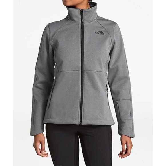 The North Face Women's S/P Apex Risor Grey Jacket Full Zipper - Picture 1 of 10